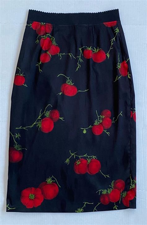 dolce&gabbana red dolce & gabbana tomato-print skirt buy|what is dolce and gabbana.